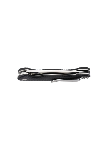 Ruike P852-B Noir Couteau de poche lame acier 14C28N manche G10