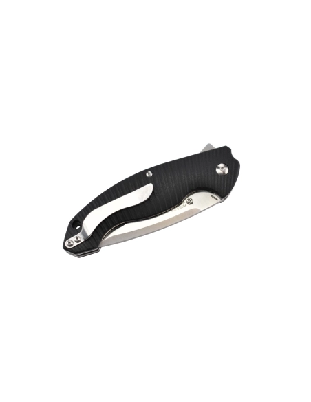 Ruike P852-B Noir Couteau de poche lame acier 14C28N manche G10