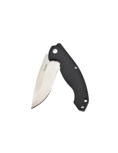 Ruike P852-B Noir Couteau de poche lame acier 14C28N manche G10