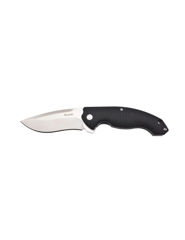 Ruike P852-B Noir Couteau de poche lame acier 14C28N manche G10