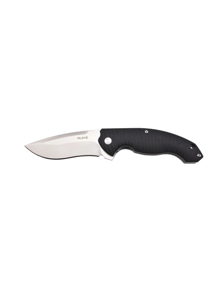 Ruike P852-B Noir Couteau de poche lame acier 14C28N manche G10