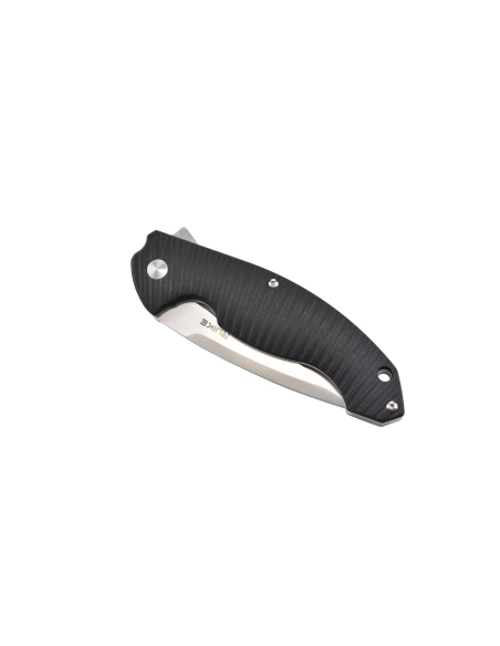 Ruike P852-B Noir Couteau de poche lame acier 14C28N manche G10