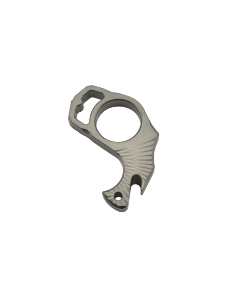 MaxKnives TIKNU3 Impact tool en Titane naturel