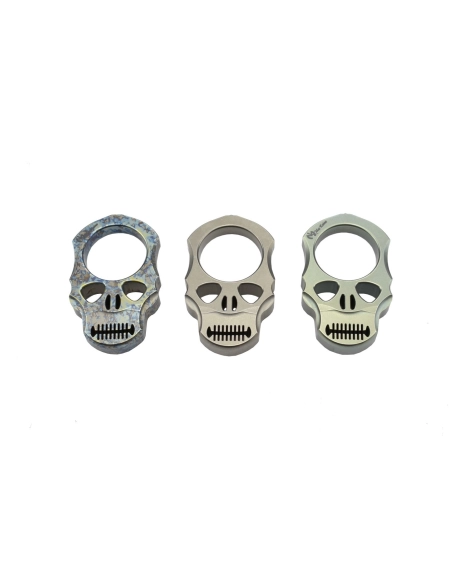 MaxKnives TIKNU4 - Impact Skull knuckle Titane naturel