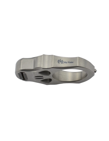 MaxKnives TIKNU4 - Impact Skull knuckle Titane naturel