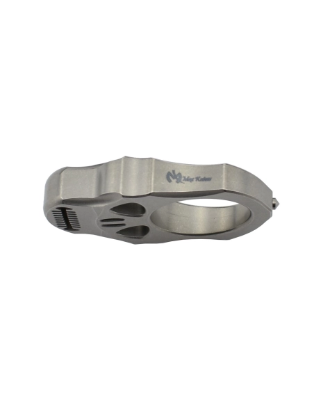 MaxKnives TIKNU4 - Impact Skull knuckle Titane naturel