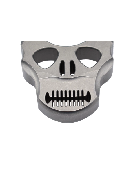 MaxKnives TIKNU4 - Impact Skull knuckle Titane naturel