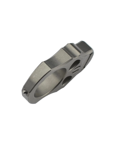 MaxKnives TIKNU4 - Impact Skull knuckle Titane naturel