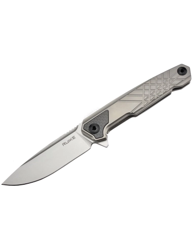 Ruike M875-TZ Couteau pliant lame acier N690 manche titane