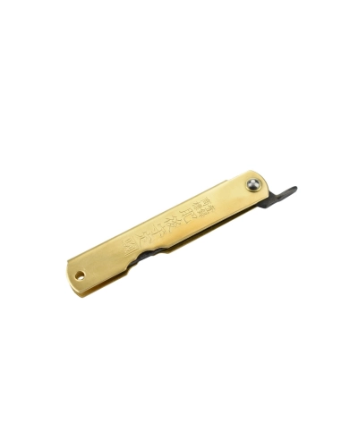 Higonokami HIGOKIRIL - Kiridashi - Manche laiton