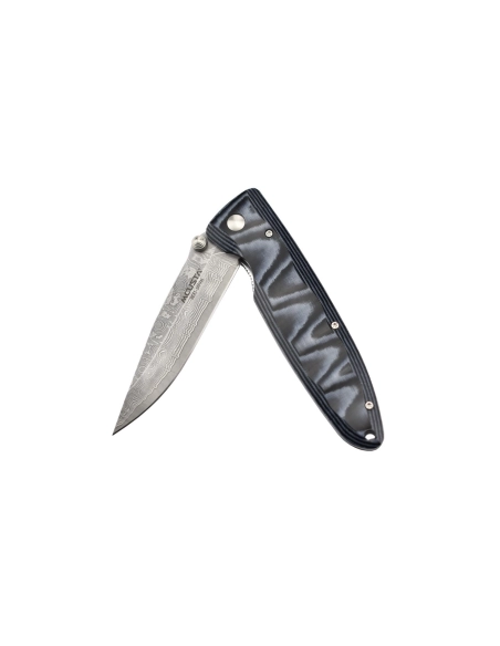Mcusta MC-10D  - Lame Damas - Manche Micarta bleu