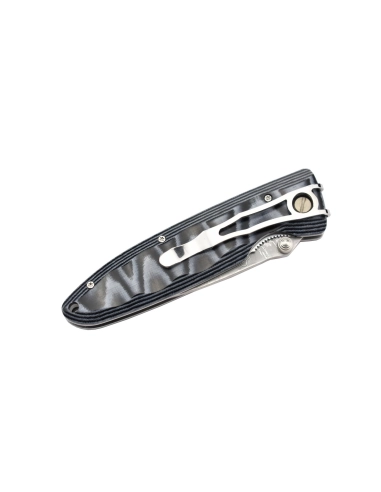 Mcusta MC-10D  - Lame Damas - Manche Micarta bleu