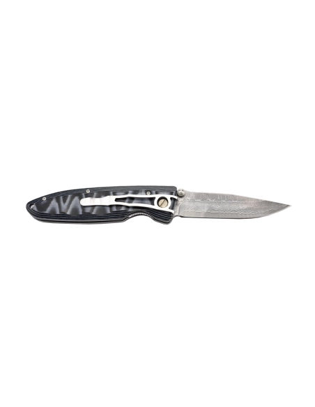 Mcusta MC-10D  - Lame Damas - Manche Micarta bleu