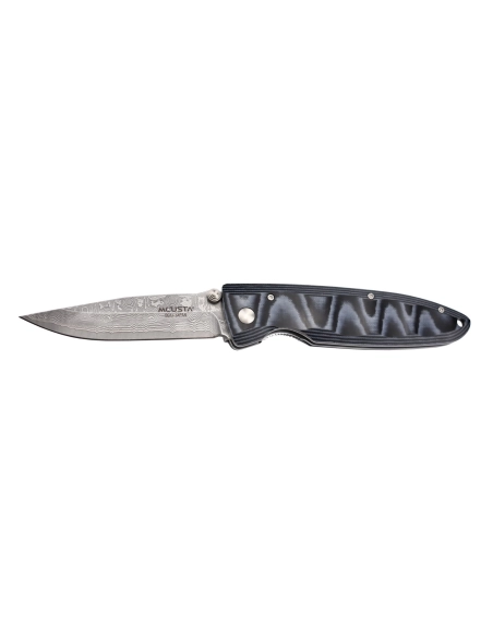 Mcusta MC-10D  - Lame Damas - Manche Micarta bleu