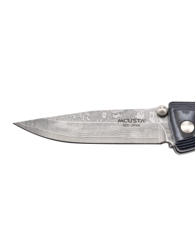 Mcusta MC-10D  - Lame Damas - Manche Micarta bleu