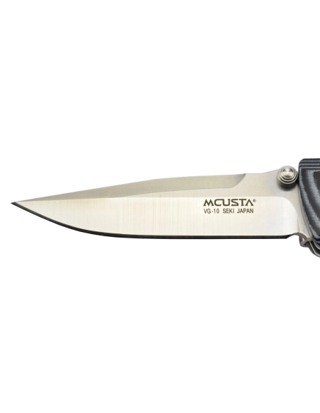 Mcusta MC-10V  - Lame VG10 - Manche Micarta bleu