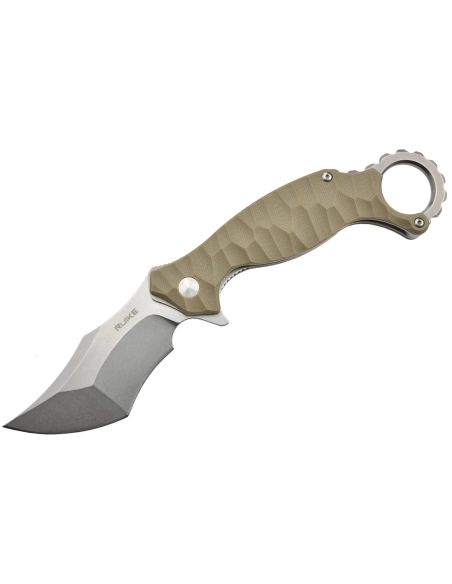 Ruike P881-W Karambit lame acier 14C28N manche G10