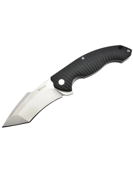 Ruike P851-B lame acier 14C28N manche G10