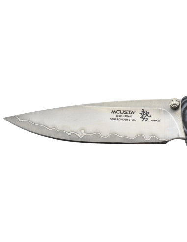 Mcusta MC-201G MINAGI - SPG2 Micarta bleu