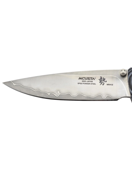 Mcusta MC-201G MINAGI - SPG2 Micarta bleu