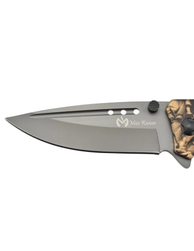 Maxknives MK142 Couteau pliant ouverture assistée acier 3Cr13 et aluminium