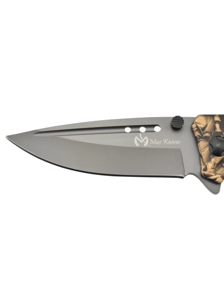 Maxknives MK142 Couteau pliant ouverture assistée acier 3Cr13 et aluminium