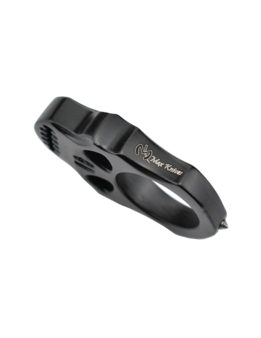 Maxknives PASKN Poing américain Skull en aluminium noir