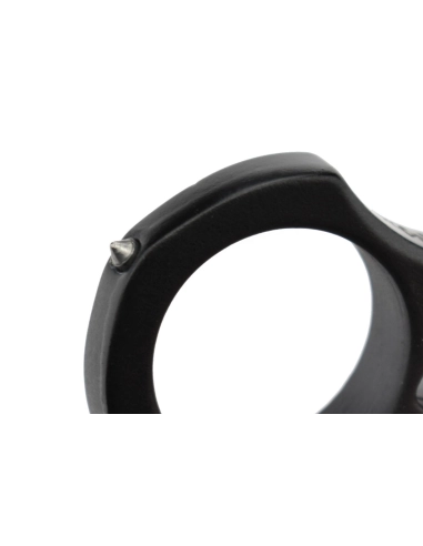 Maxknives PASKN Poing américain Skull en aluminium noir
