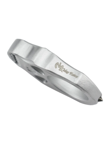Maxknives PASKS Poing américain Skull en aluminium silver