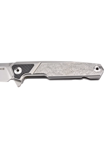 Ruike P875-SZ Couteau de poche en acier 14C28N et fibre de carbone