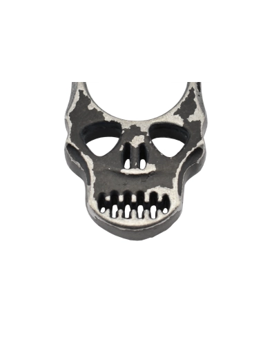 Maxknives PASKNA Poing américain Skull en aluminium noir antique