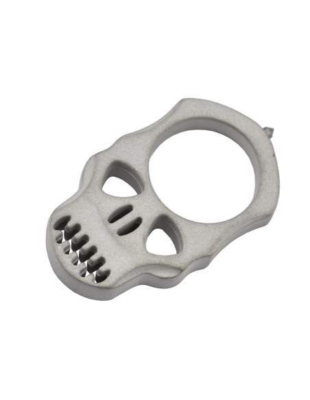 Maxknives PASKAS Poing américain Skull en aluminium finition sablé