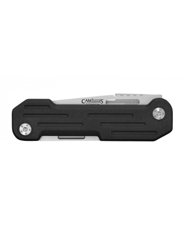 Camillus 19651 POCKER BLOCK lame acier 420 et manche G10 noir