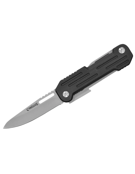 Camillus 19651 POCKER BLOCK lame acier 420 et manche G10 noir