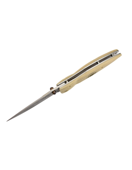 Mcusta Sengoku MC-185D Damas Micarta blanc