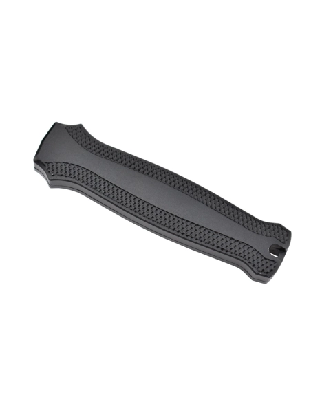 MKO31DE Petit couteau OTF automatique aluminium anodisé noir lame double tranchant