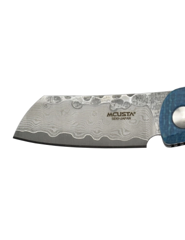 Mcusta MC-212D Damas Micarta bleu et noir