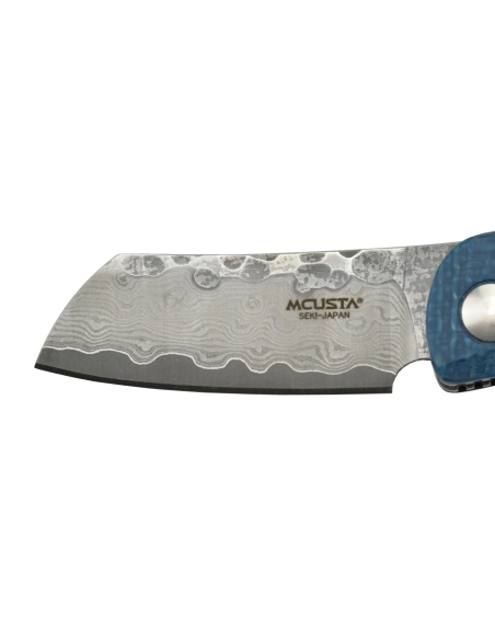 Mcusta MC-212D Damas Micarta bleu et noir