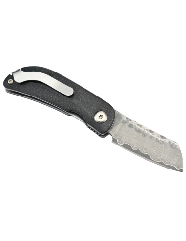 Mcusta MC-212D Damas Micarta bleu et noir