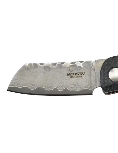 Mcusta MC-211D Damas Micarta noir et rouge