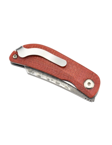 Mcusta MC-211D Damas Micarta noir et rouge