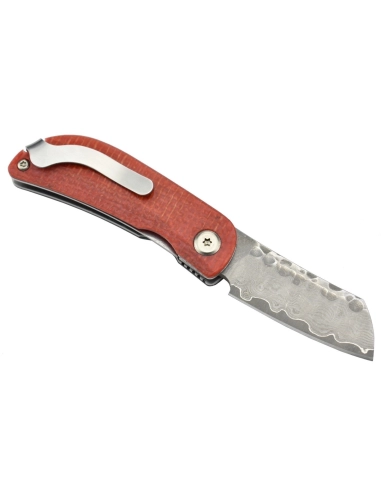 Mcusta MC-211D Damas Micarta noir et rouge