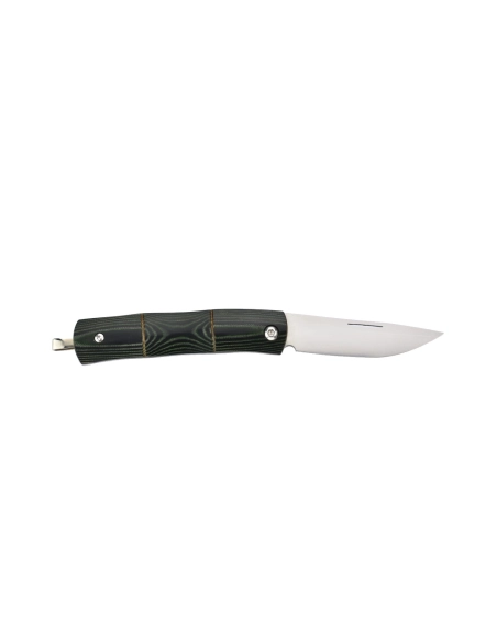 Mcusta MC-154 - Bamboo Money Clip - Manche Micarta vert