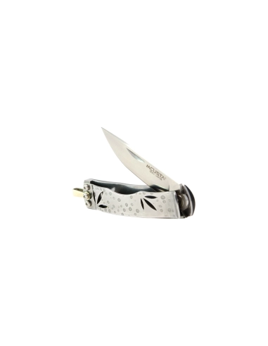 Mcusta MC-154 - Bamboo Money Clip - Manche Micarta vert