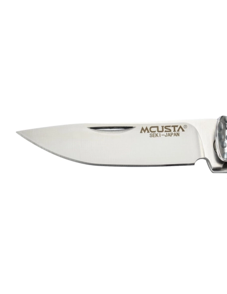 Mcusta MC-154 - Bamboo Money Clip - Manche Micarta vert